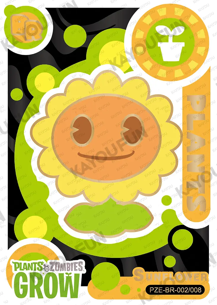 Kartu Kayou Plants vs. Zombies - Sunflower (BR)