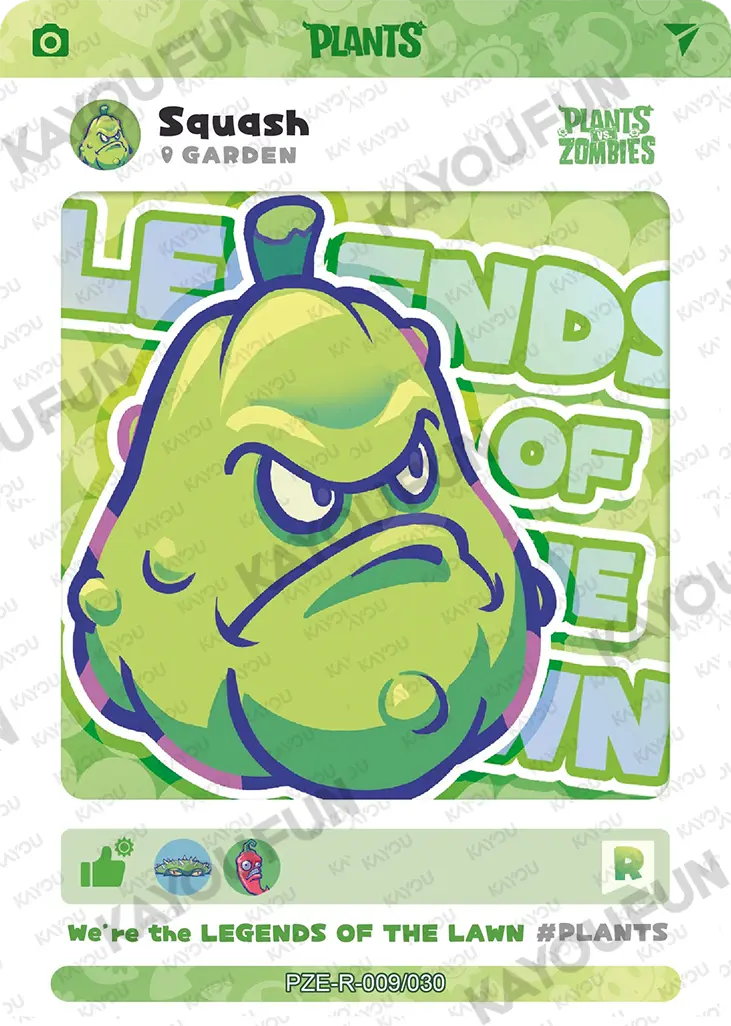 Kartu Kayou Plants vs. Zombies - Squash (R)
