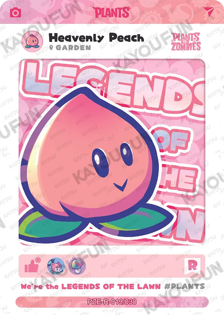 Kartu Kayou Plants vs. Zombies - Heavenly Peach (R)