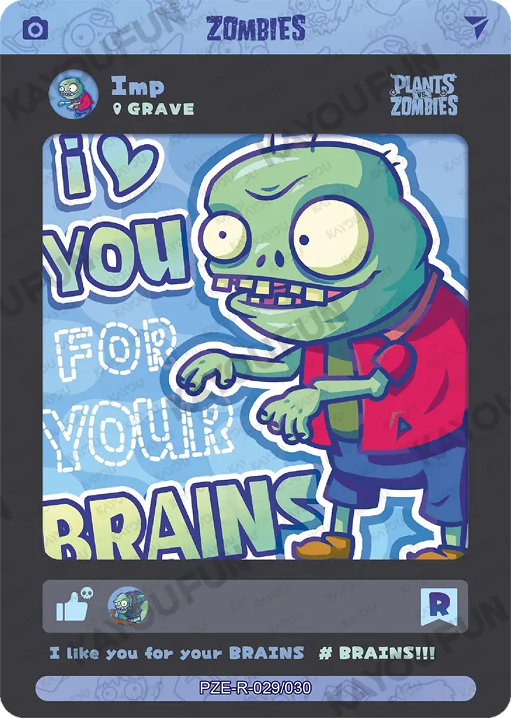 Kartu Kayou Plants vs. Zombies - Imp (R)