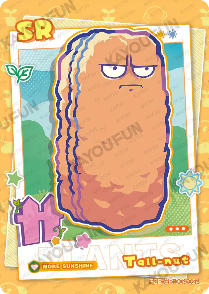 Kartu Kayou Plants vs. Zombies - Tall-nut (SR)