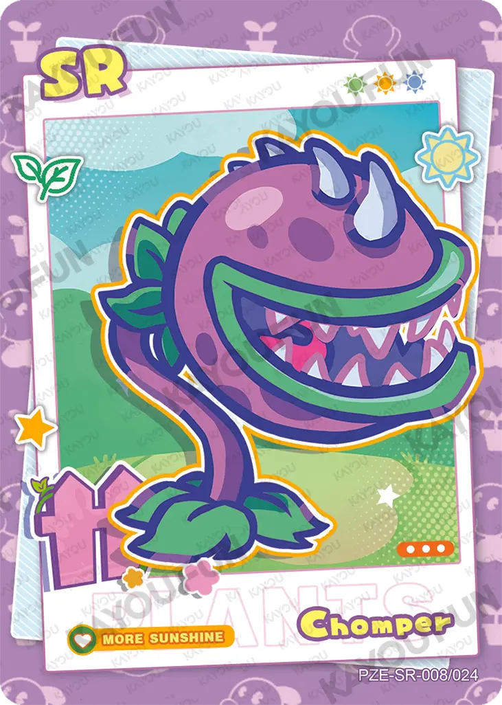 Kartu Kayou Plants vs. Zombies - Chomper (SR)