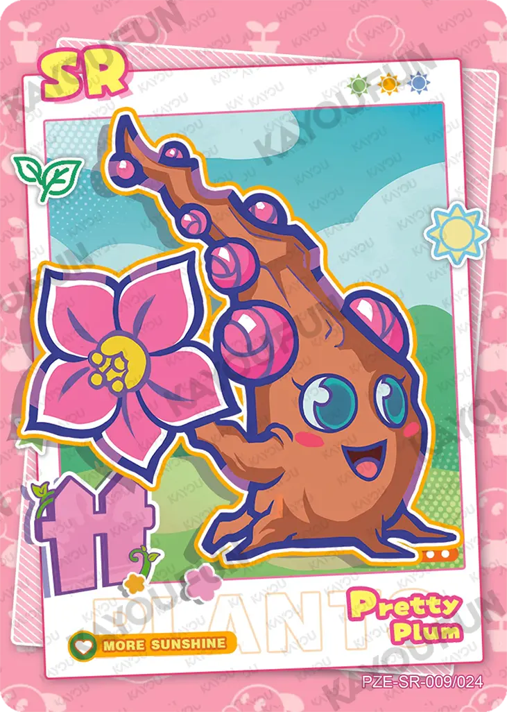 Kartu Kayou Plants vs. Zombies - Pretty Plum (SR)