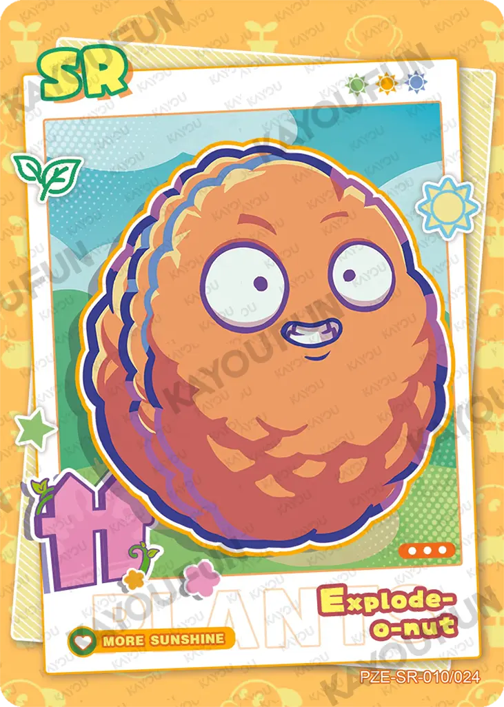 Kartu Kayou Plants vs. Zombies - Explode-o-nut (SR)