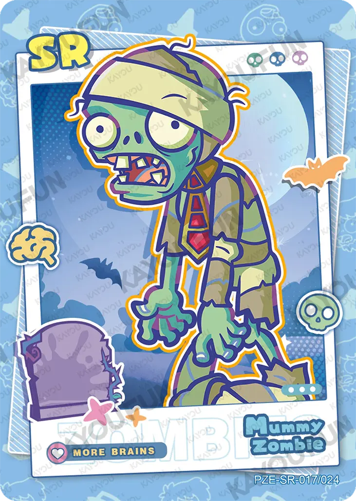 Kartu Kayou Plants vs. Zombies - Mummy Zombie (SR)