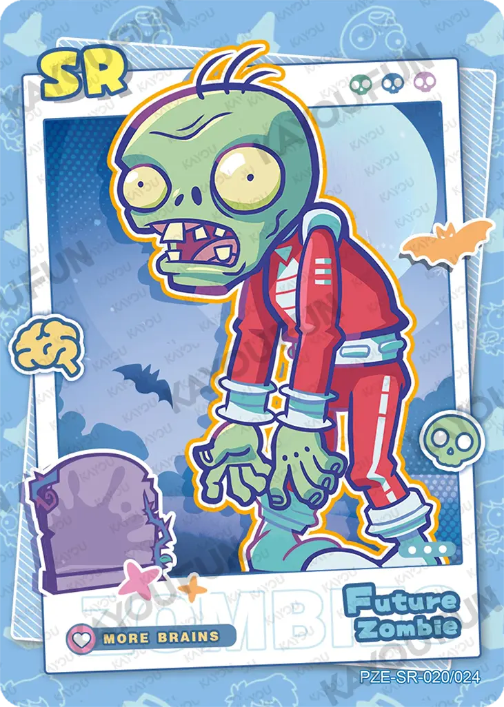 Kartu Kayou Plants vs. Zombies - Future Zombie (SR)