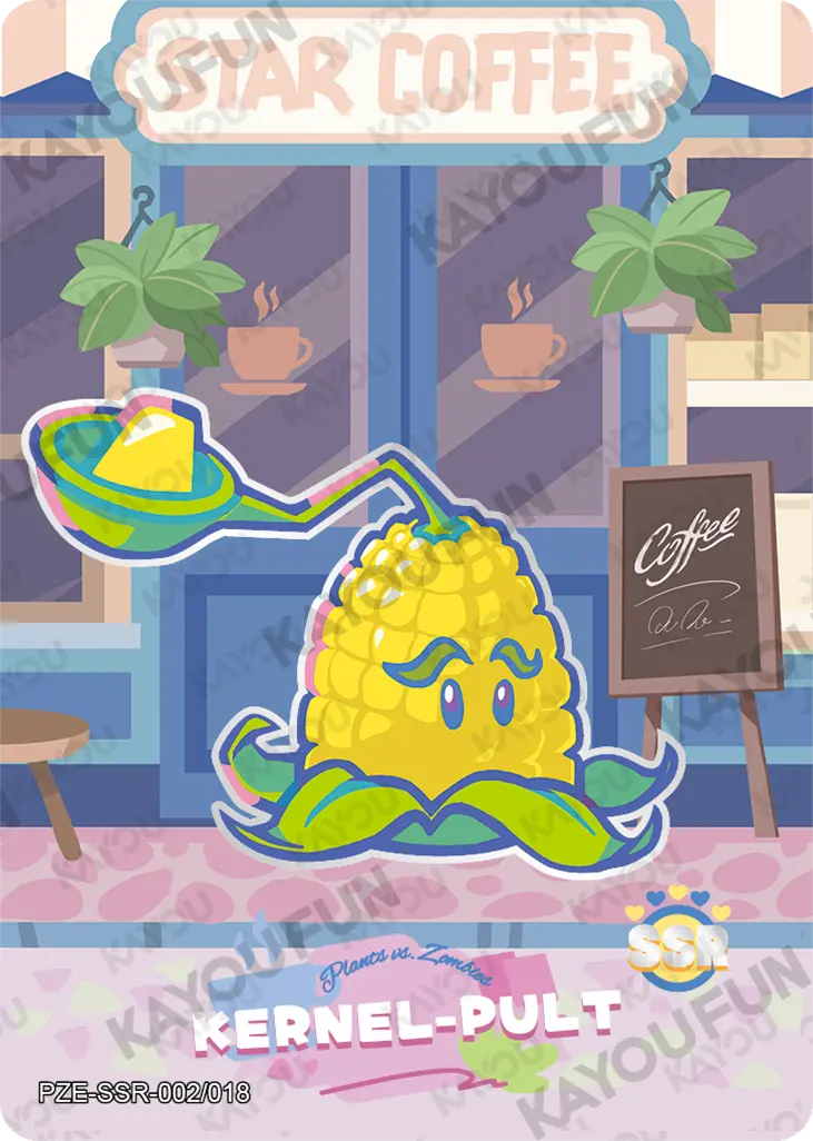 Kartu Kayou Plants vs. Zombies - Kernel-pult (SSR)
