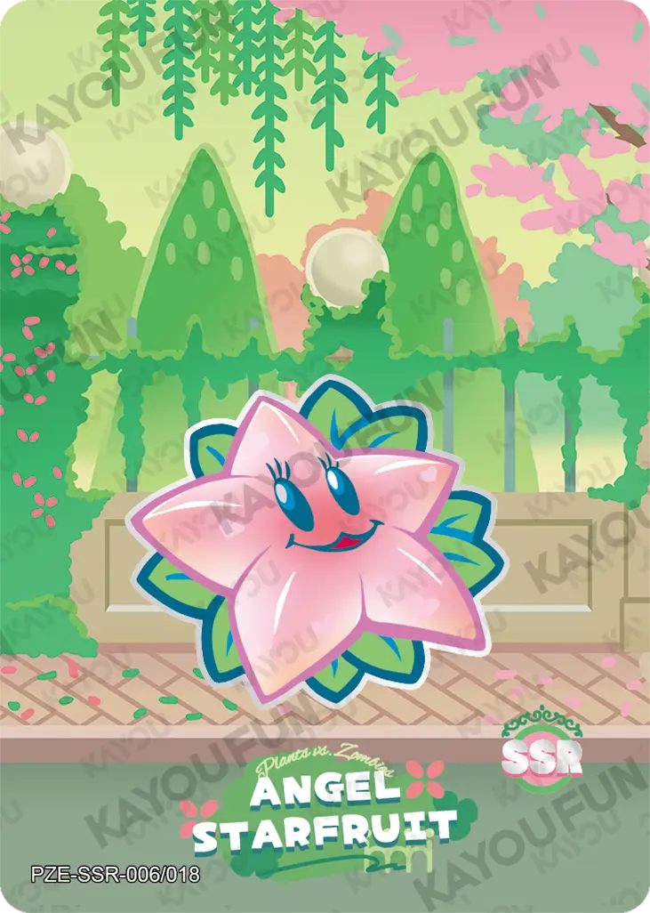 Kartu Kayou Plants vs. Zombies - Angel Starfruit (SSR)