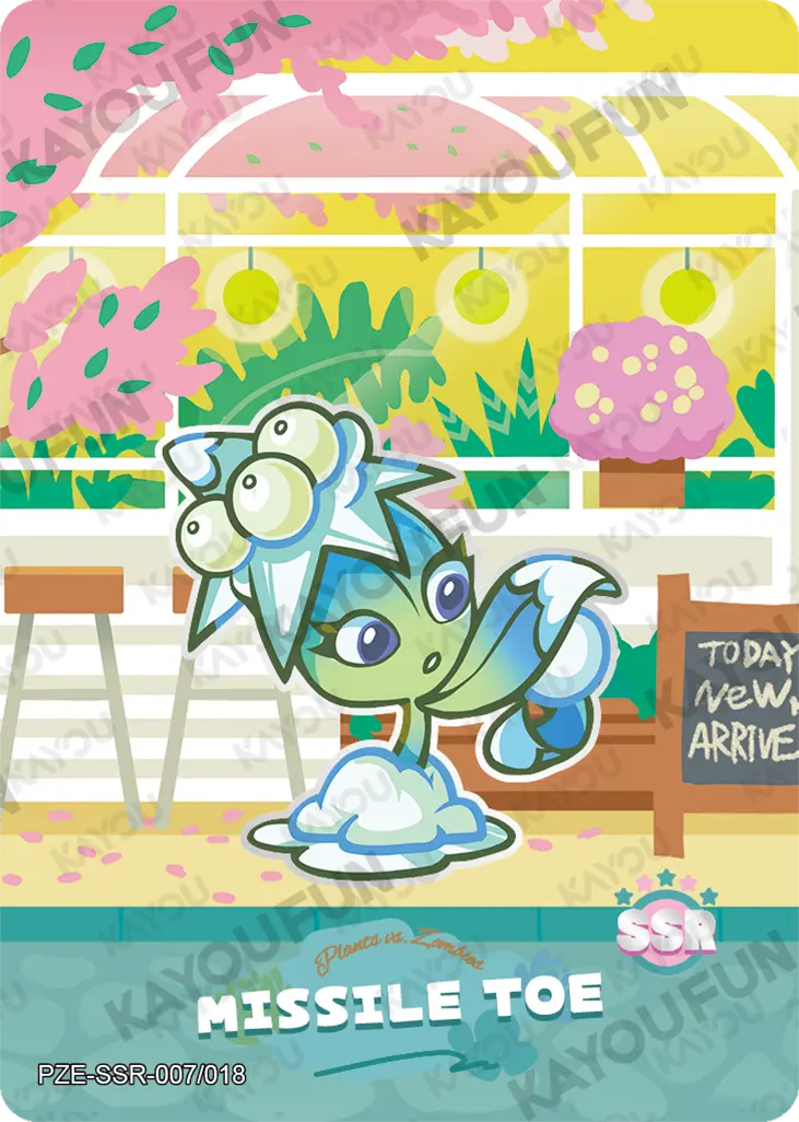 Kartu Kayou Plants vs. Zombies - Missile Toe (SSR)