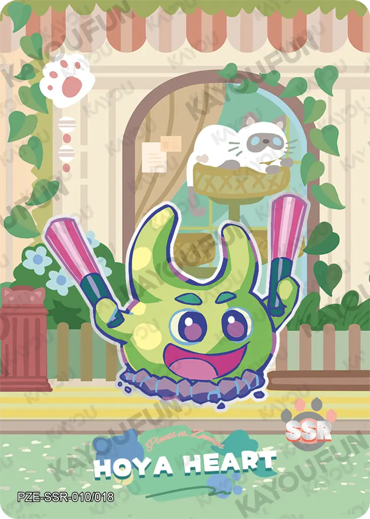 Kartu Kayou Plants vs. Zombies - Hoya Heart (SSR)