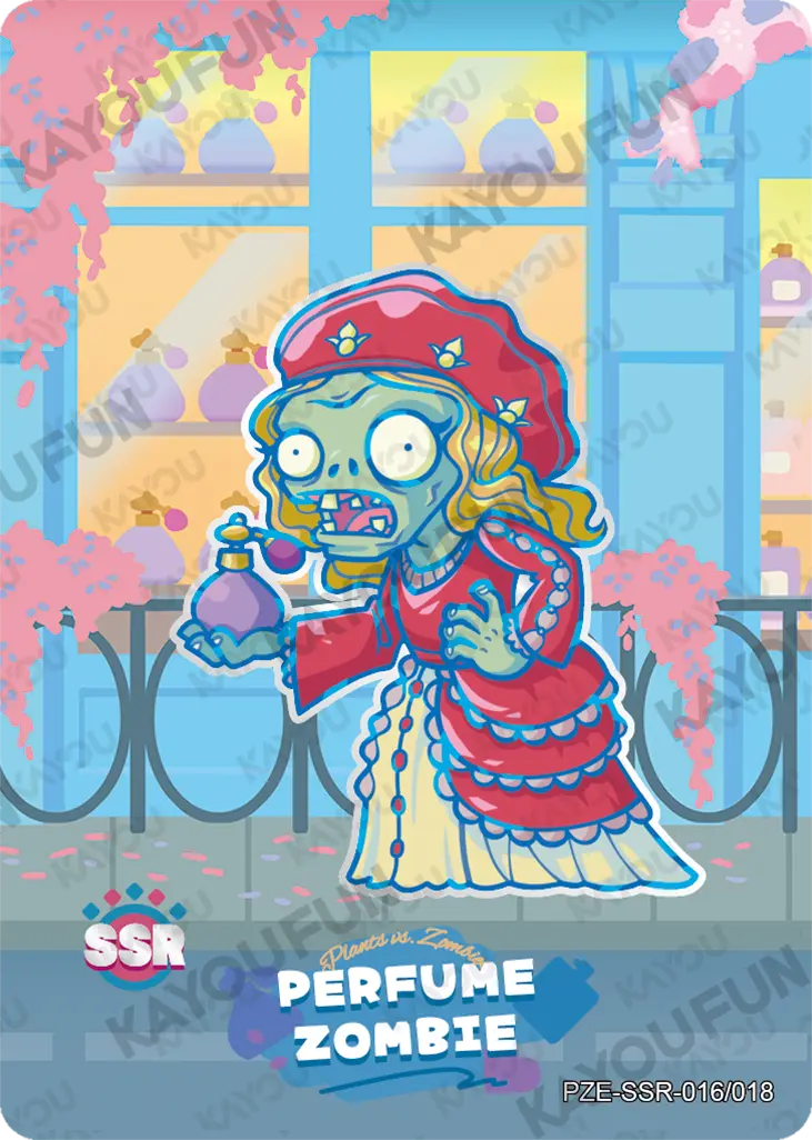 Kartu Kayou Plants vs. Zombies - Perfume Zombie (SSR)