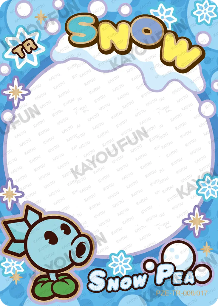 Kartu Kayou Plants vs. Zombies - Snow Pea (TR)