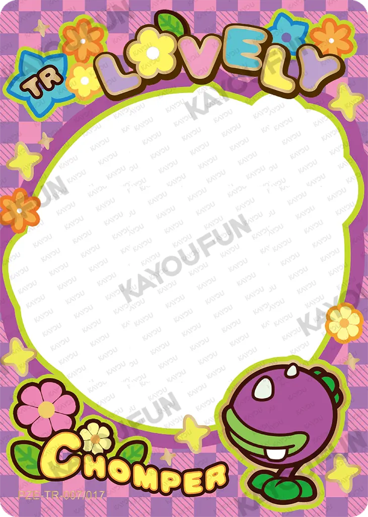 Kartu Kayou Plants vs. Zombies - Chomper (TR)