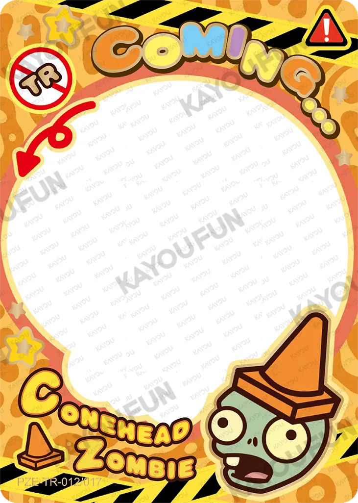 Kartu Kayou Plants vs. Zombies - Conehead Zombie (TR)