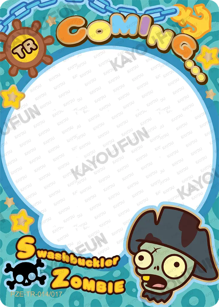 Kartu Kayou Plants vs. Zombies - Swashbuckler Zombie (TR)
