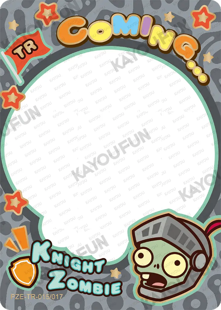 Kartu Kayou Plants vs. Zombies - Knight Zombie (TR)