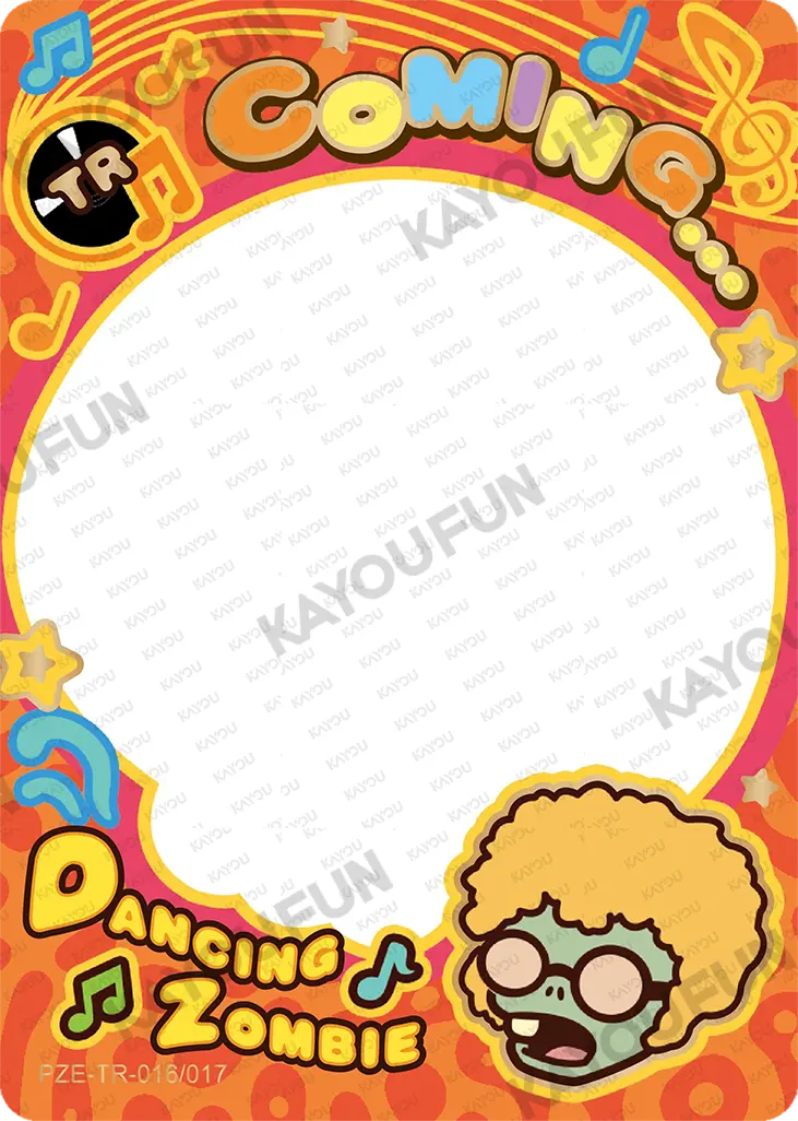 Kartu Kayou Plants vs. Zombies - Dancing Zombie (TR)