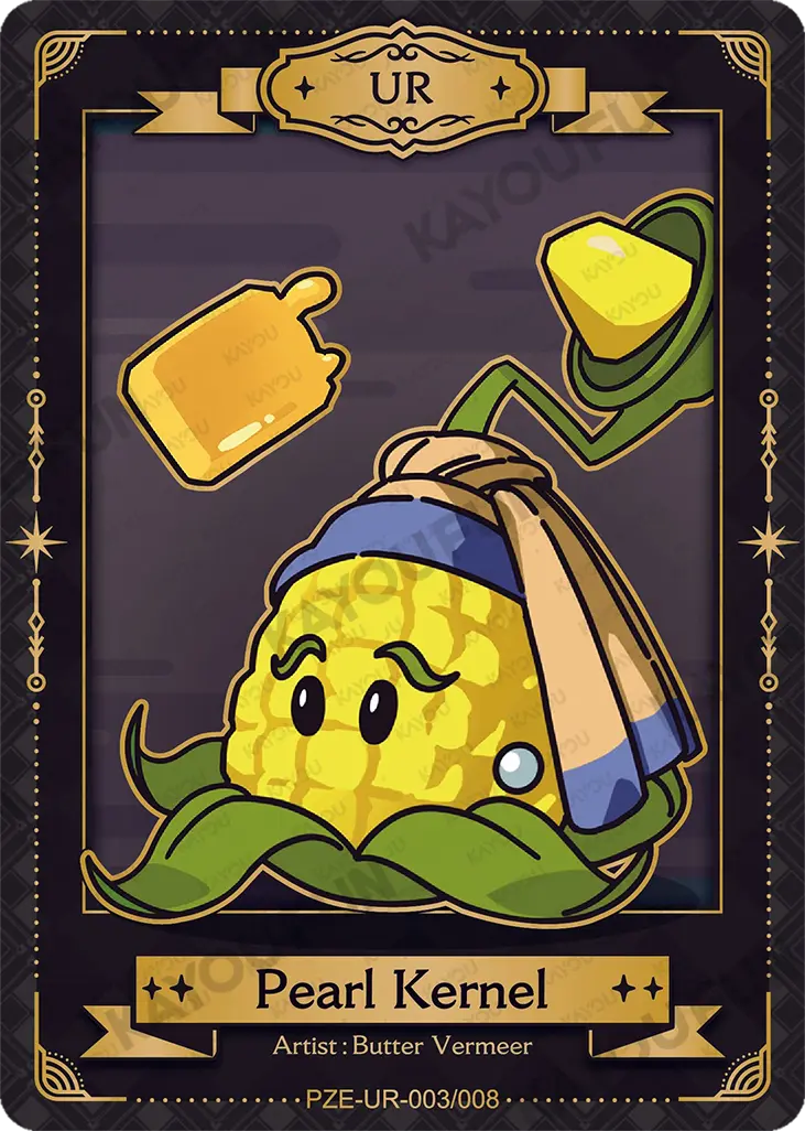 Kartu Kayou Plants vs. Zombies - Pearl Kernel (UR)