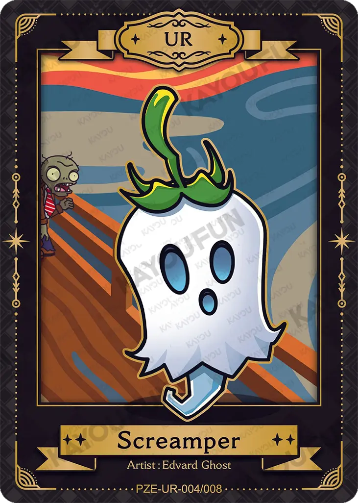 Kartu Kayou Plants vs. Zombies - Screamper (UR)