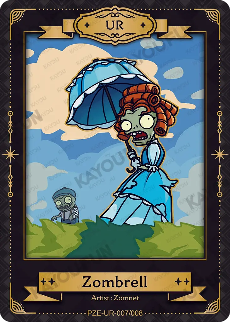 Kartu Kayou Plants vs. Zombies - Zombrell (UR)