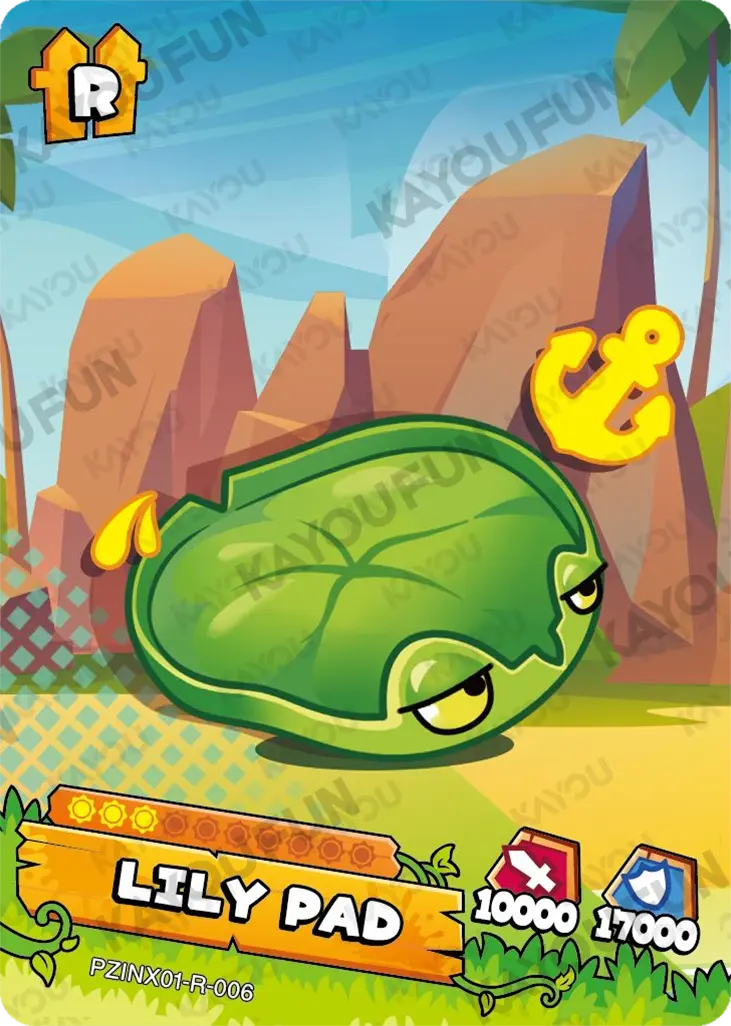 Kartu Kayou Plants vs. Zombies - Lily Pad (R)