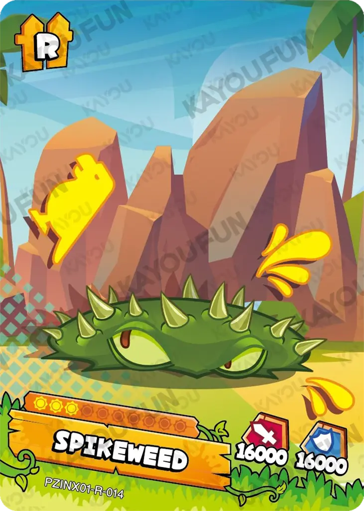 Kartu Kayou Plants vs. Zombies - Spikeweed (R)