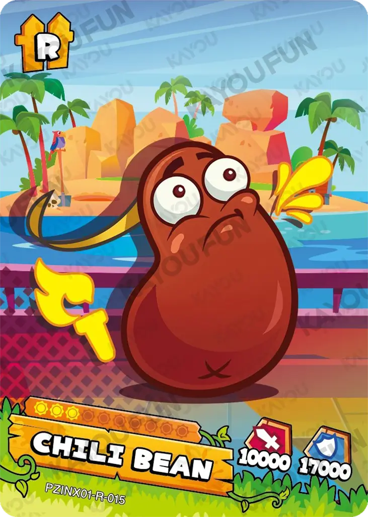 Kartu Kayou Plants vs. Zombies - Chili Bean (R)