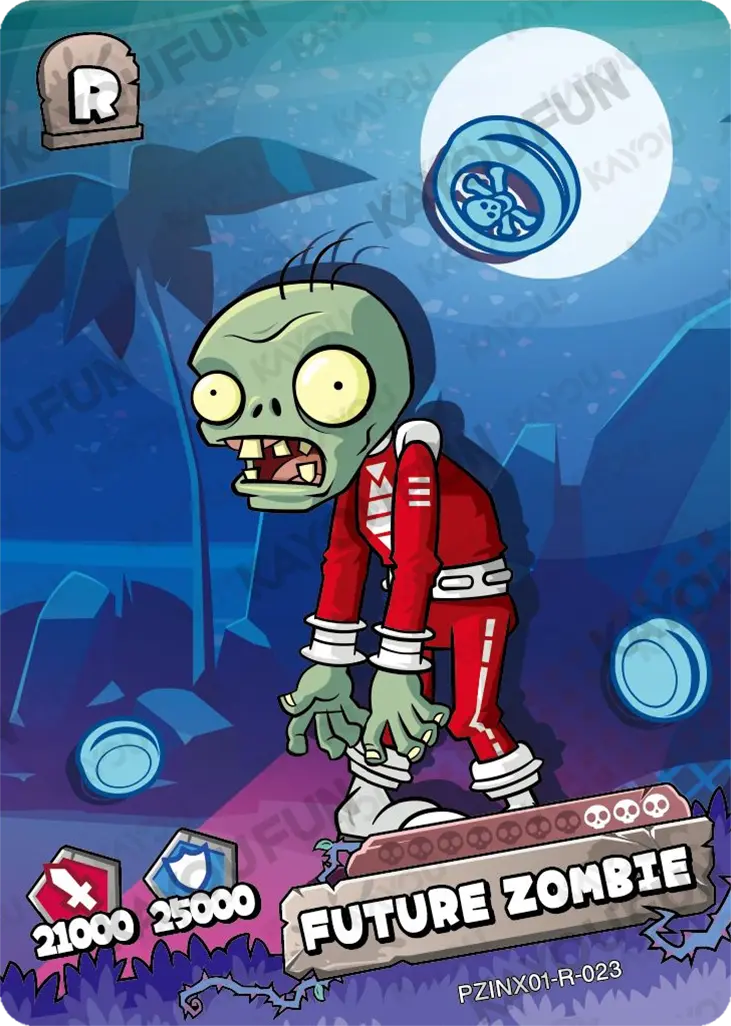 Kartu Kayou Plants vs. Zombies - Future Zombie (R)