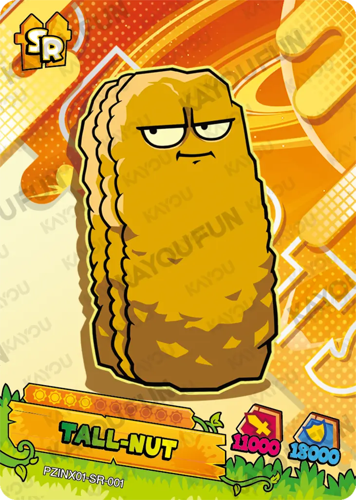 Kartu Kayou Plants vs. Zombies - Tall-nut (SR)