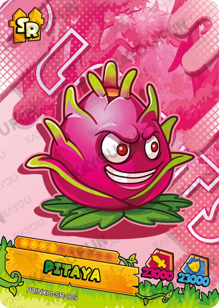 Kartu Kayou Plants vs. Zombies - Pitaya (SR)