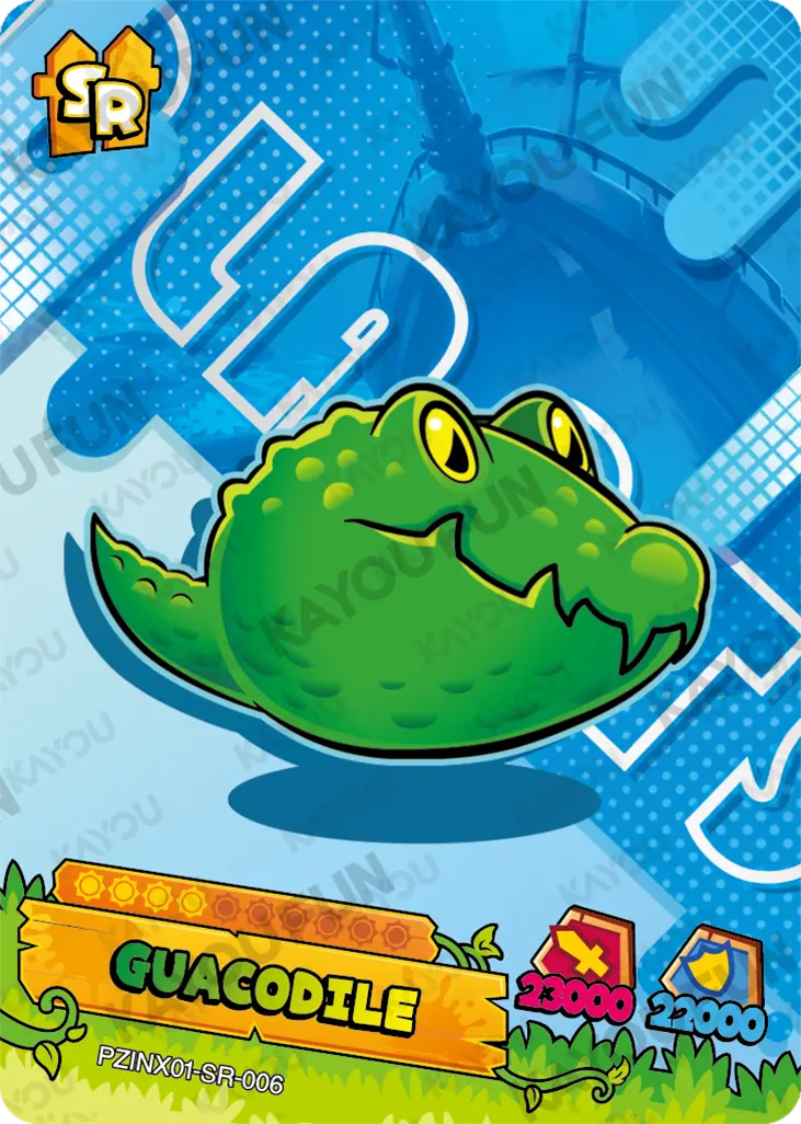 Kartu Kayou Plants vs. Zombies - Guacodile (SR)