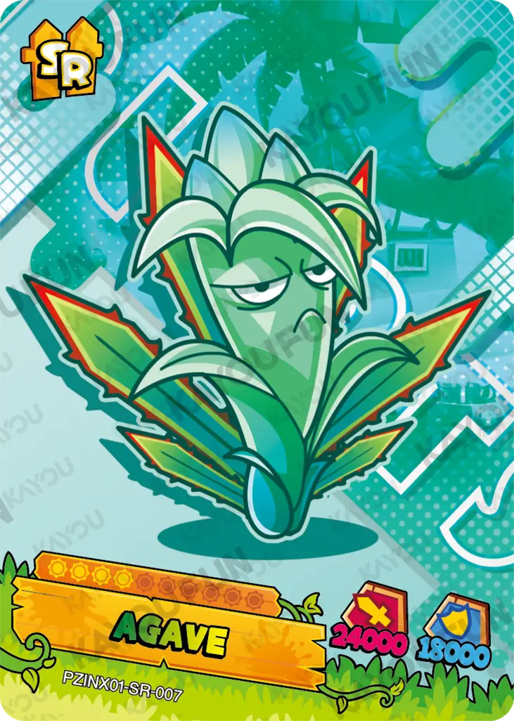 Kartu Kayou Plants vs. Zombies - Agave (SR)
