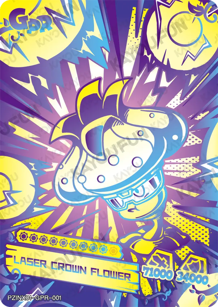 Kartu Kayou Plants vs. Zombies - Laser Crown Flower (GPR)
