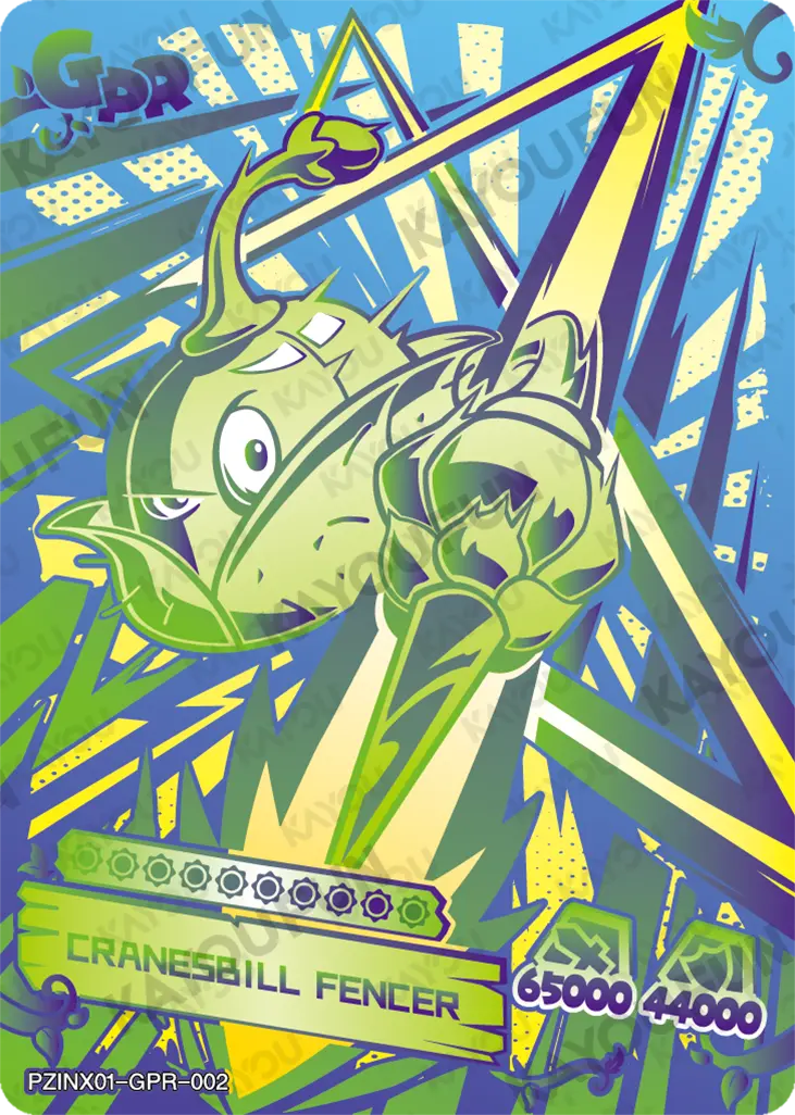 Kartu Kayou Plants vs. Zombies - Cranesbill Fencer (GPR)