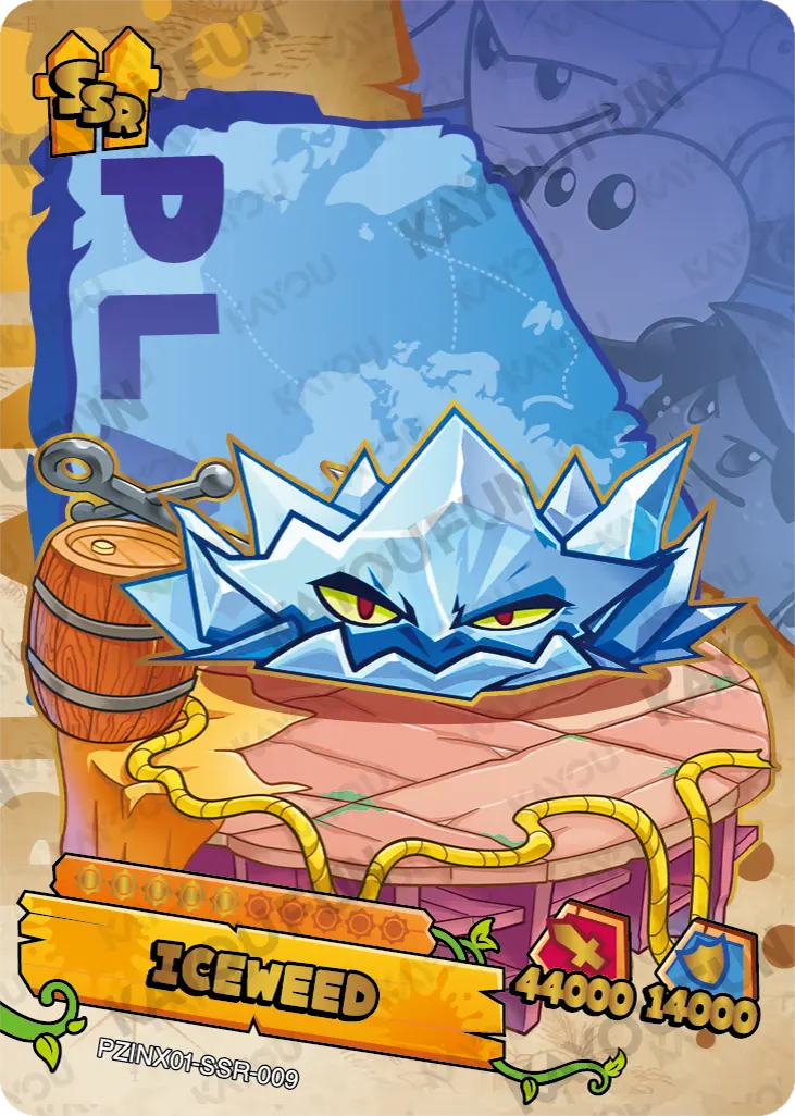 Kartu Kayou Plants vs. Zombies - Iceweed (SSR)