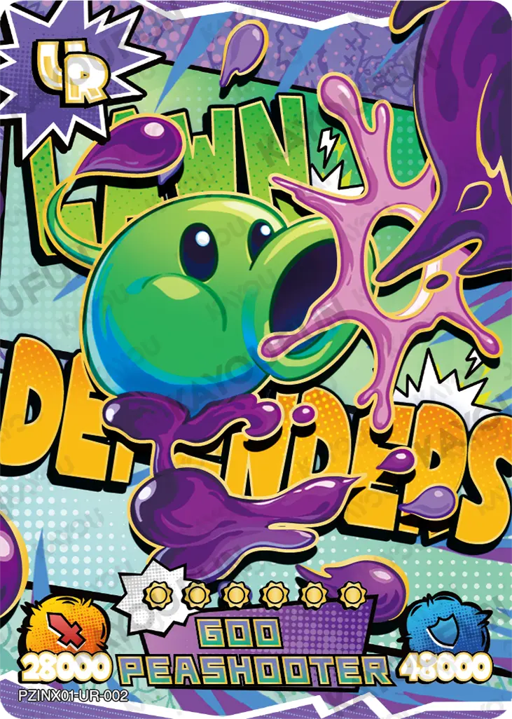 Kartu Kayou Plants vs. Zombies - Goo Peashooter (UR)