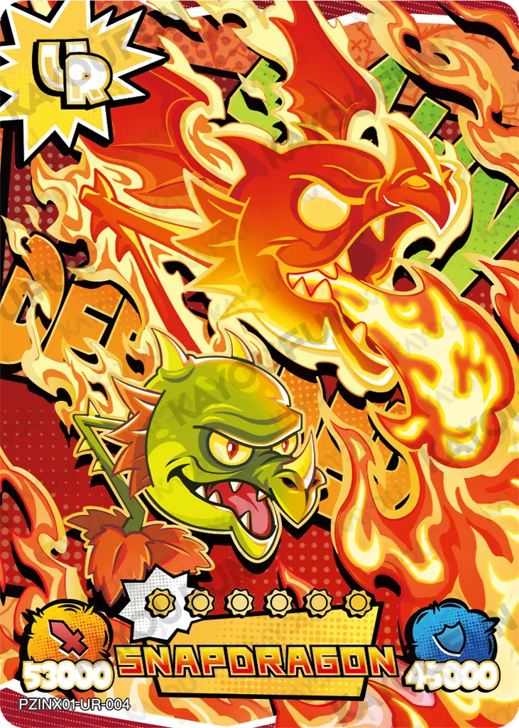 Kartu Kayou Plants vs. Zombies - Snapdragon (UR)