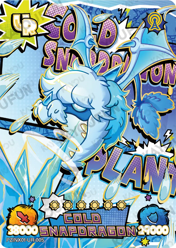 Kartu Kayou Plants vs. Zombies - Cold Snapdragon (UR)