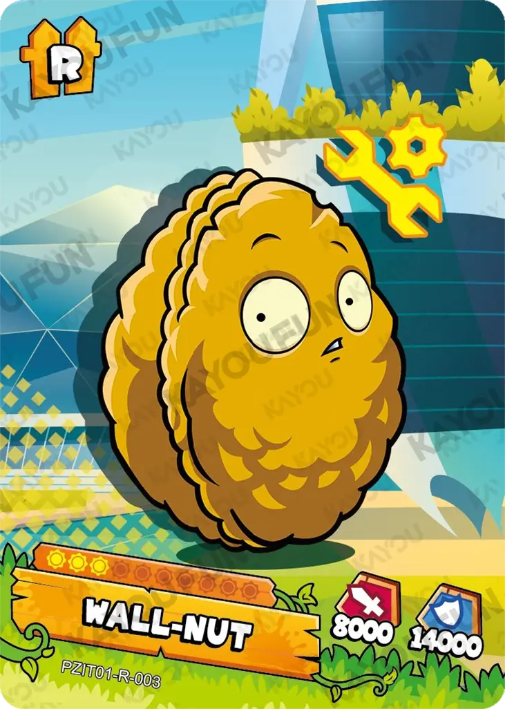 Kartu Kayou Plants vs. Zombies - Wall-nut (R)