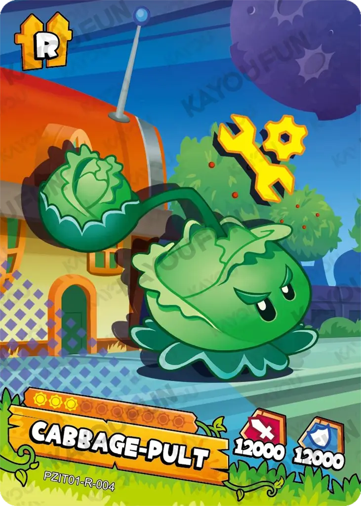 Kartu Kayou Plants vs. Zombies - Cabbage-pult (R)