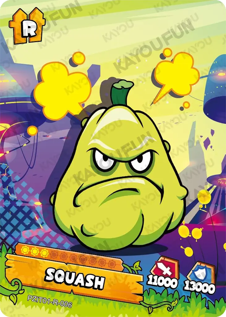 Kartu Kayou Plants vs. Zombies - Squash (R)