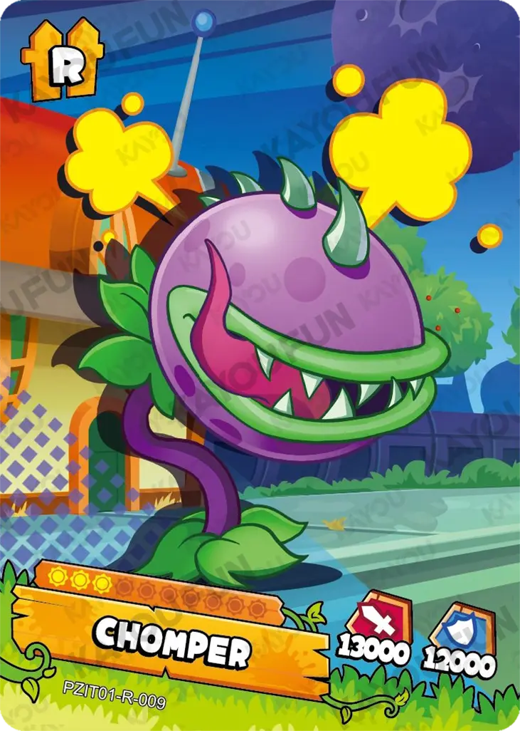 Kartu Kayou Plants vs. Zombies - Chomper (R)