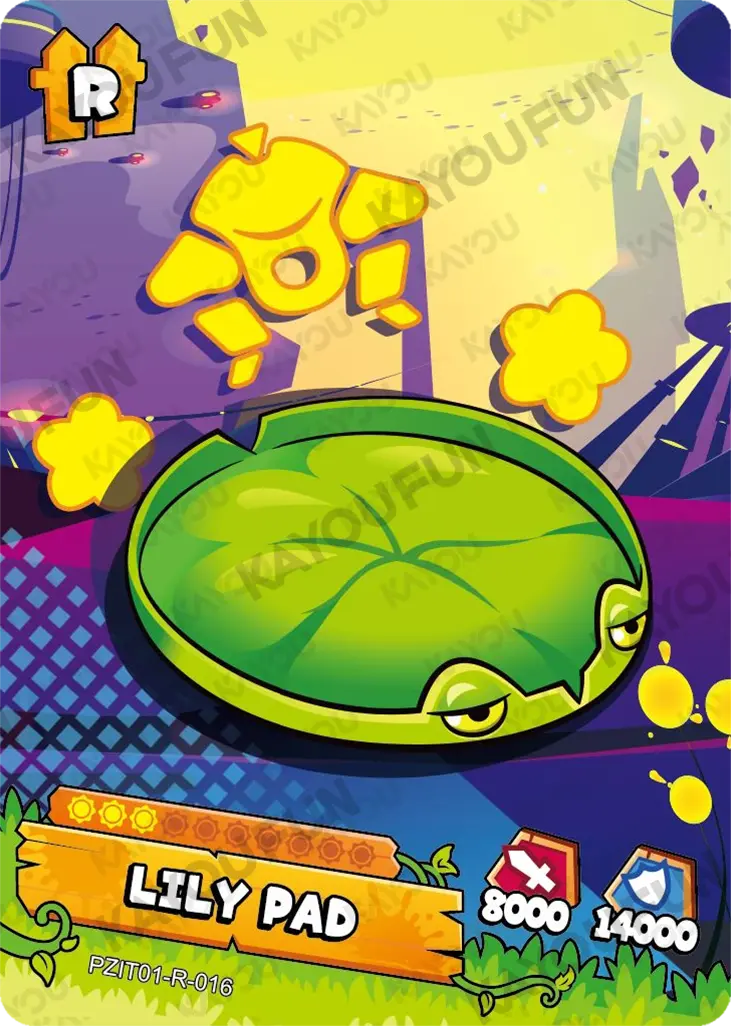 Kartu Kayou Plants vs. Zombies - Lily Pad (R)