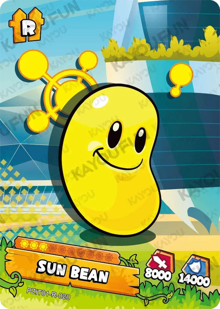 Kartu Kayou Plants vs. Zombies - Sun Bean (R)