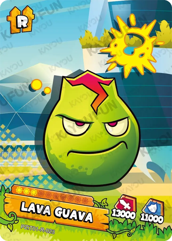 Kartu Kayou Plants vs. Zombies - Lava Guava (R)