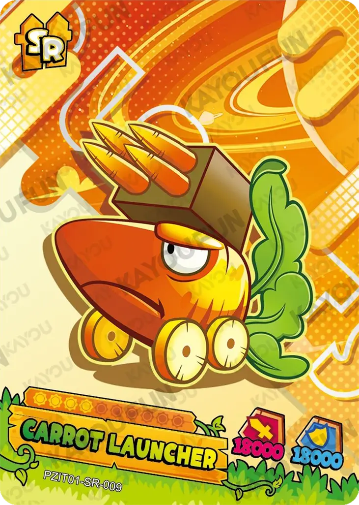 Kartu Kayou Plants vs. Zombies - Carrot Launcher (SR)