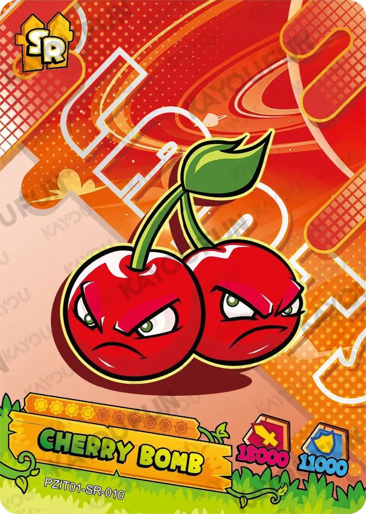 Kartu Kayou Plants vs. Zombies - Cherry Bomb (SR)