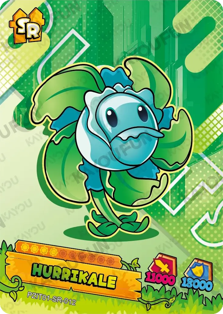 Kartu Kayou Plants vs. Zombies - Hurrikale (SR)