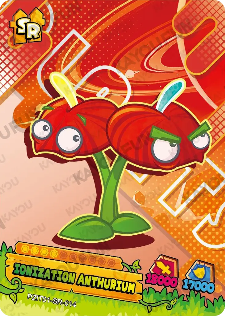 Kartu Kayou Plants vs. Zombies - Ionization Anthurium (SR)