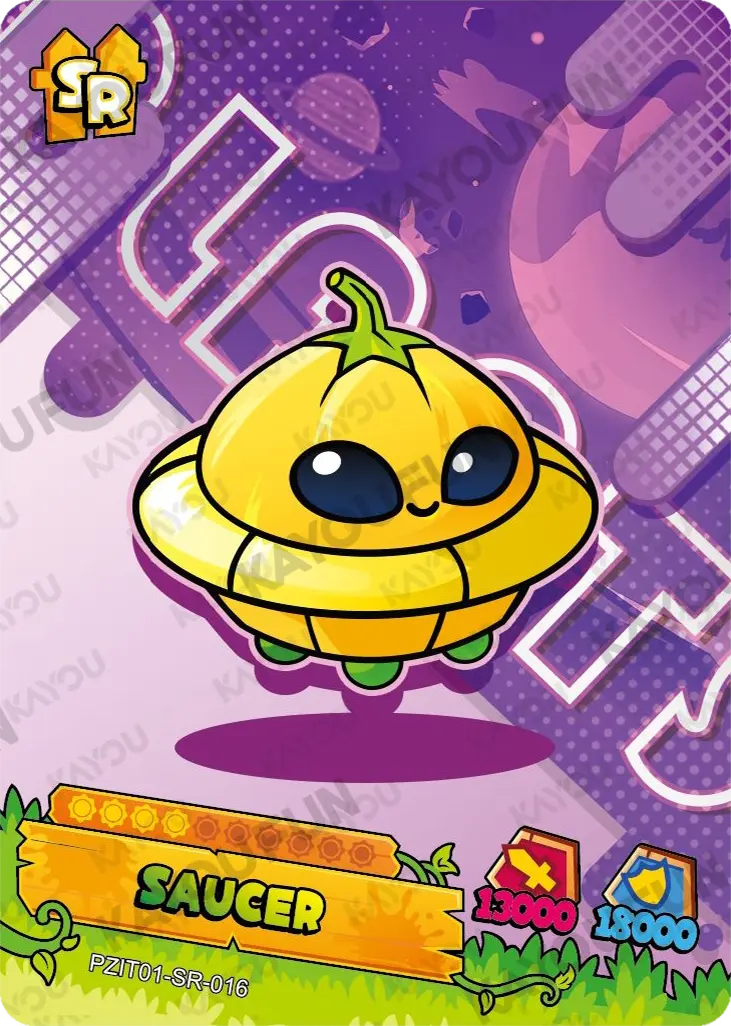 Kartu Kayou Plants vs. Zombies - Saucer (SR)